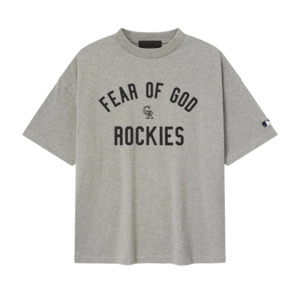 Fear of God Essentials Rockies 90s Tee Concrete Heather
