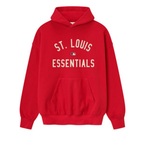 Fear Of God Essentials: Fear of God Essentials Cardinals Sport Hoodie Red