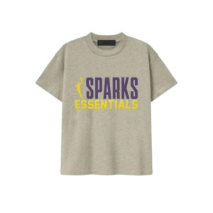 Fear of God Essentials Women's Sparks Classic Tee Heather Stone