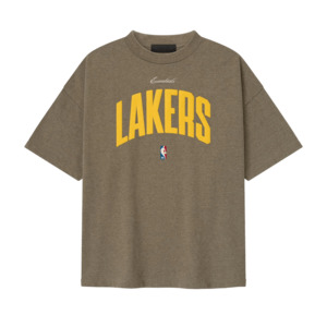 Fear Of God Essentials: Fear of God Essentials Lakers 90s Tee Homestead Heather