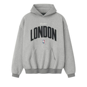 Fear of God Essentials London 90s Hoodie Concrete Heather