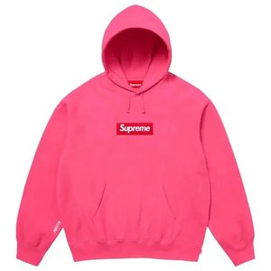Supreme Box Logo Hooded Sweatshirt (FW25) Magenta