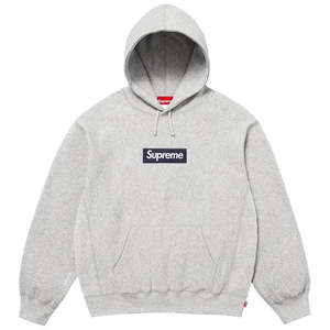 Supreme Box Logo Hooded Sweatshirt (FW25) Heather Grey
