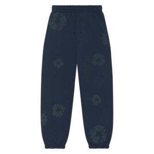 Denim Tears Mono Cotton Wreath Sweatpants Navy