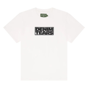 Denim Tears: Denim Tears Larmes de Jean Tee White