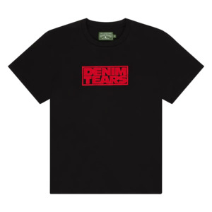Denim Tears Larmes de Jean Tee Black
