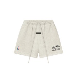 Fear Of God Essentials: Fear Of God Essentials Inglewood X All Star Weekend '26 Classic Sweatshort Oatmeal Heather