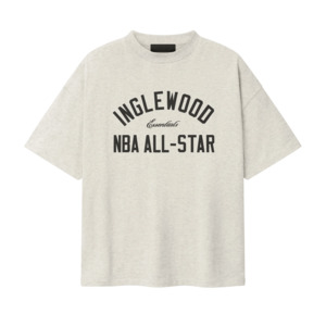 Fear Of God Essentials Inglewood X All Star Weekend '26 90s Tee Oatmeal Heather