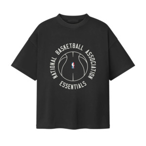 Fear Of God Essentials NBA X Barkley Hendricks 90s Tee Faded Black