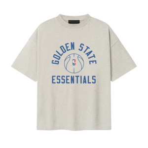 Fear Of God Essentials: Fear Of God Essentials Warriors X Barkley Hendricks 90s Tee Heather Stone