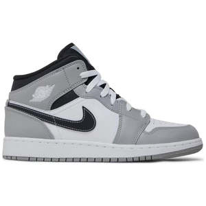 Jordan 1 Mid Light Smoke Grey (GS)