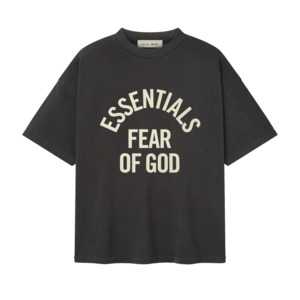 Fear Of God Essentials Campus 90s Short Sleeve Tee Faded Black