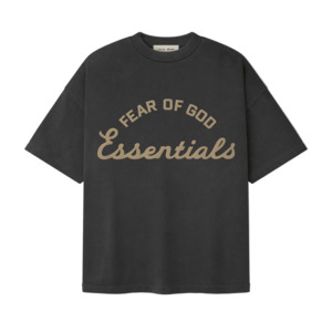 Fear Of God Essentials Training 90s Short Sleeve Tee Faded Iron Grey