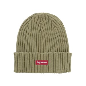 Headwear: Supreme Overdyed Beanie (SS25) Olive