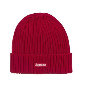 Headwear: Supreme Overdyed Beanie (SS25) Red
