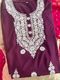Abhilya Kurti - Purple Wine Inayat By AV