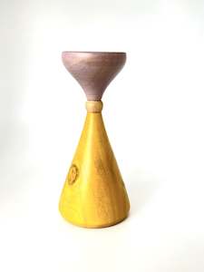 Clever Smart Design: Candle Holder - Tulip Sphere - Wisteria/Natural/Yellow