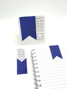 Tinch: Magnetic Bookmark - Black, Purple Squares