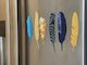 Feather Magnet Set - Mixed Metallics