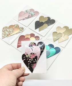 Tinch: Fabric Heart Magnets