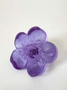 Glassware: Cast Glass Buttercup Flower - Hyacinth  - Garden Path Series