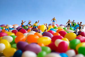 Art Prints: "Jellybean Football" Print