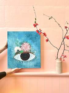 Art Prints: "Soul Sisters" Limited Edition Stretched Canvas Print - 45 x 50cm