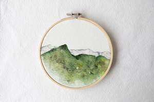Inge Flinte: Landscape, Round - Small - "Still Horizons"