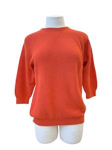 Products: "Penny" Textured Jumper - Mandarin