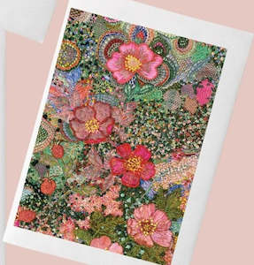 Fleur Woods Art: Card by Fleur Woods - Wild Roses