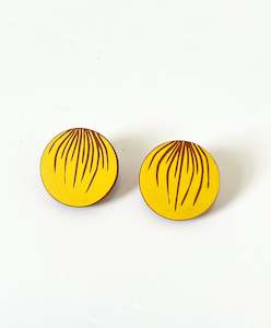 Gwyneth Hulse Design: Statement Studs - Yellow
