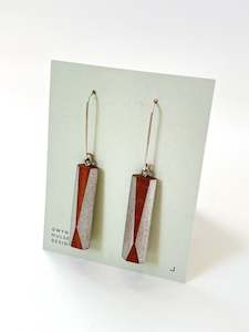 Rod Earrings - Silver