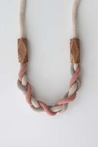 Gwyneth Hulse Design: Twisted Rope Necklace - Pink