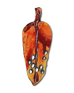 Art Originals: Small Pohutukawa Leaf (24034)