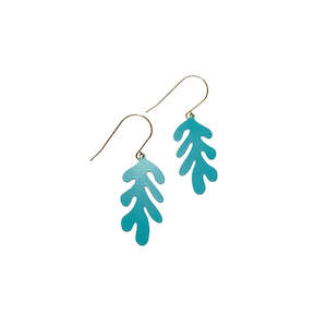 Earrings: Mini Matisse Earrings - Teal