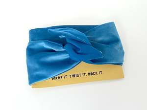 Gerty Brown: Girlband - Teal Velvet