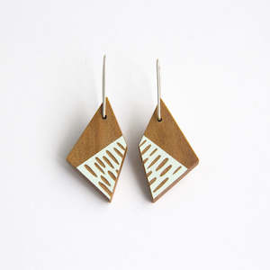 Dash Earrings - White