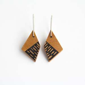 Gwyneth Hulse Design: Dash Earrings - Black