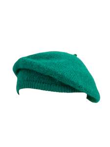 Possum Merino Beret - Emerald