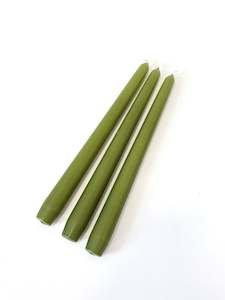 Pistachio Venetian Tapered Candle - 250mm