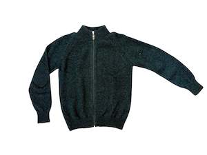 Possum Merino Men's Patch Jacket - Tasman Marl - Full Zip
