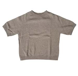 Cotton/Merino blend "Hansa" Tee - Sand