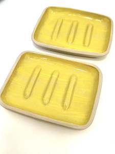 Emma Turner Ceramics: Ceramic Soap Dish - Yellow