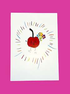 Jemimadidit: Cheery - Illustrated Card by Jemimadidit