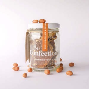 Milk Chocolate & Peanut Toffee - Jar, 85g