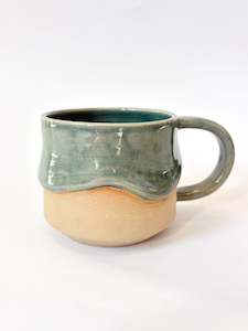 Ceramic "Drippy" Mug - Teal