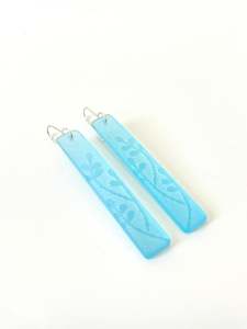 Featured: Rātā Vine Drop Earrings - Light Blue