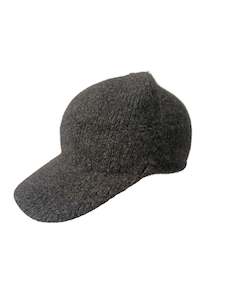 Possum Merino Peak Cap - Brownmarl
