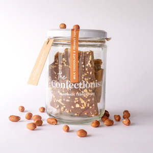 Milk Chocolate & Peanut Toffee - Jar, 200g