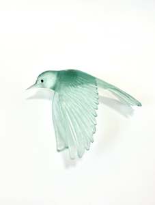 Glass Birds: Pōpokotea / Whitehead - Pale Jade